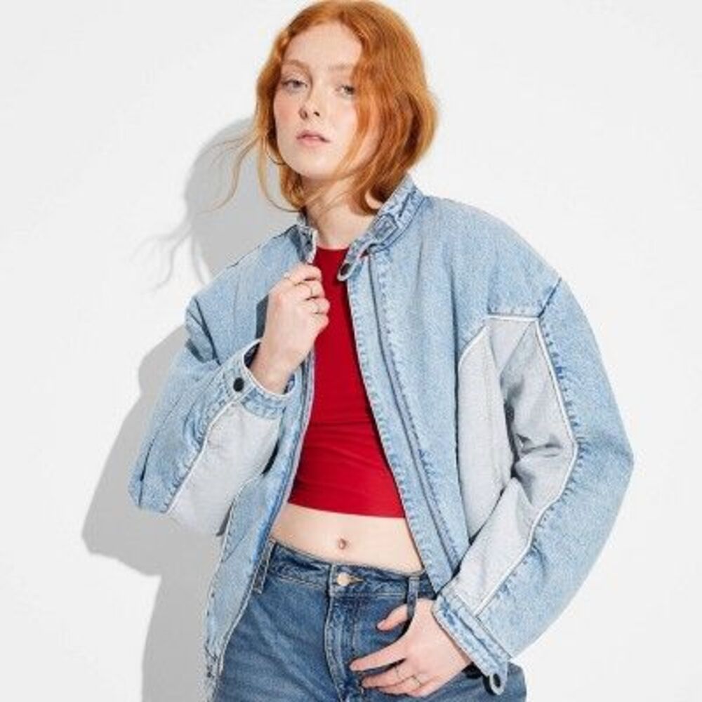 Wild Fable Light Blue Denim Jacket